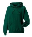 Hooded sweaters Russell 575M bottle green