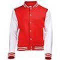 Sweatjacket Baseball AWDis JH043J fire red-white