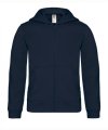 Kinder Hooded Full Zip B&C kids navy