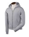 Kinder Hoodie Full zip Gildan 18600B sport grey