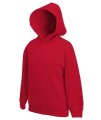 Kinder Hooded sweaters Fruit of the Loom Rood