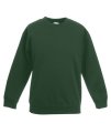 Sweaters Kinder Fruit of the Loom 62-031-0 bottle green