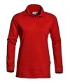 Sweaters, dames polosweater Santino Rick Ladies 200020 rood