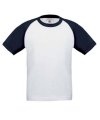 T-shirts, Kids B&C Baseball wit-navy