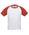 T-shirts, Kids B&C Baseball wit-rood