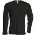 T-shirt Lange Mouw Kariban K359 BLACK