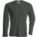 T-shirt Lange Mouw Kariban K359 DARK KHAKI