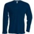 T-shirt Lange Mouw Kariban K359 NAVY