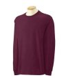 Heren T-shirts lange mouwen Gildan 2400 maroon