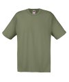 T-shirts Fruit of the Loom Full Cut  classic olive