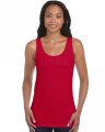 Tank Top Dames Gildan 64200L rood