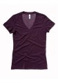 Dames T-shirts V hals Bella 8435 amethyst-triblend