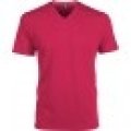 T-shirt V hals Kariban K357 FUCHSIA