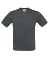 T-shirts V hals B&C exact TU006 dark grey