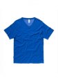 Heren T-shirts V hals Bella 3005 true-royal