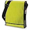 Tassen, Schoudertas Vertical Messenger Bag westford Mill WM290 lime green-zwart